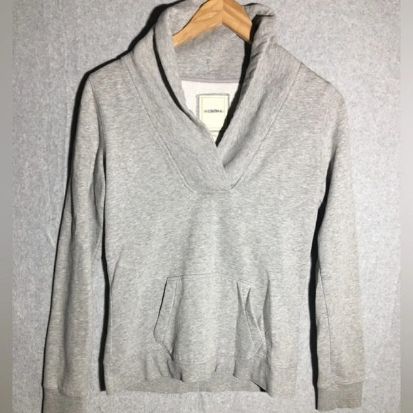 Womens Merona Sweater Grey Wide Meck Basic Neutral Classic Winter Contemporary - Picture 1 of 5